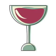 Wine glass icon 