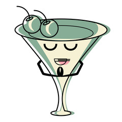 Kawaii cocktail drink 