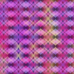 Ultra Violet Neon Vector Seamless Pattern. Bright neon effect. Layered pattern. Golographic effect.