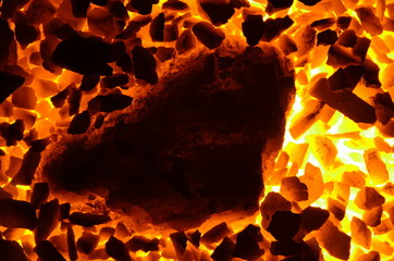 
The coal is burned with anthracite of small and coarse fraction.