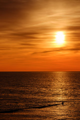 Sonnenuntergang an der Ostsee