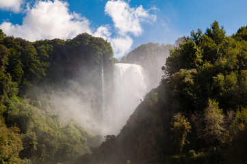 Marmore waterfall in Italy