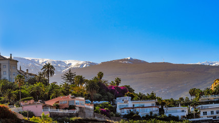 Snow on Tenerife.