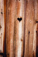 Wooden boards, old window shutter background