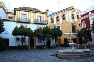 Obraz premium Springbrunnen auf der Plaza de la Alianza