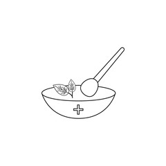 ethnoscience icon. Medecine Element for mobile concept and web apps. Thin line  icon for website design and development, app development. Premium icon