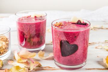 Healthy Beetroot Smoothie for Breakfast