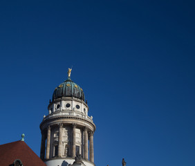 Fototapeta na wymiar church dome Berlin Germany