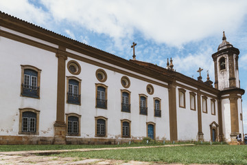 Historic church in Ouro Preto, Minas Gerais, Brazil