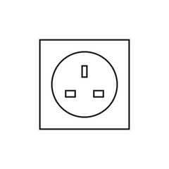 UK electric pocket icon- vector illustration