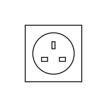 UK electric pocket icon- vector illustration