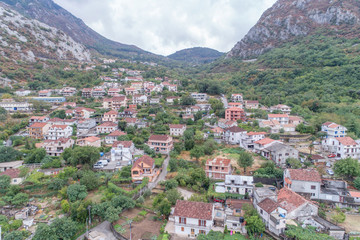 Fototapeta premium Aerial view of the city of Kotor. Montenegro.