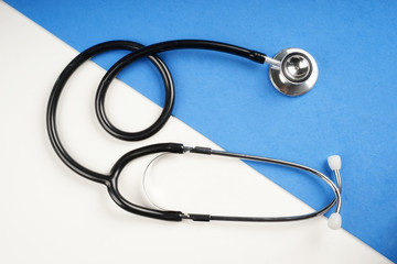 Medical equipment on a doctor's desk