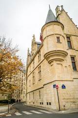 Fototapeta premium Hotel des archeveques de Sens in Paris