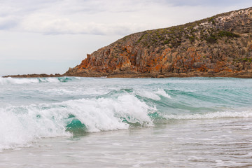 Fototapeta na wymiar Kangaroo Island - Crashing wave