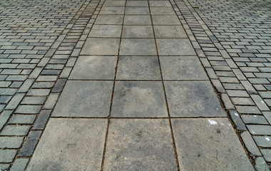 Fototapeta premium Concrete Pathway in the park
