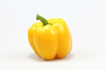 Fresh pepper vegetables isolated on white background