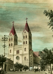 Obraz premium Tsingtao Qingdao Catholic Church