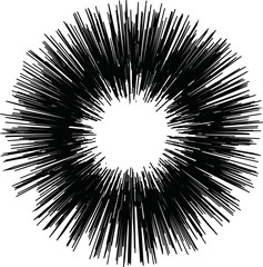 Obraz premium Cartoon effect line flash 5.eps