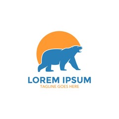 Polar Bear Logo. Vector. Editable