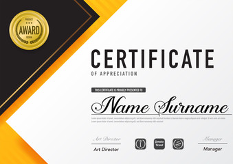Certificate template luxury and diploma style,vector illustration.