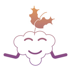 Kawaii bunch of grapes