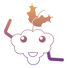 Kawaii bunch of grapes