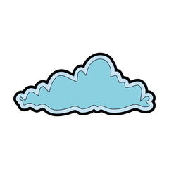 weather cloud isolated icon vector illustration design