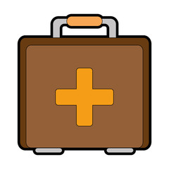 medical kit isolated icon vector illustration design