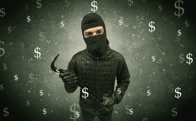 Money hungry thief.