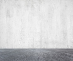 room with concrete wall