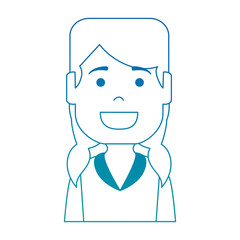 Fototapeta premium woman female avatar character vector illustration design