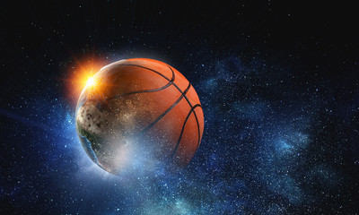 Obraz premium Basketball game concept