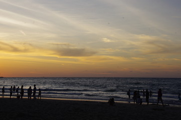 Fototapeta premium Sunset in Phuket in Kamala