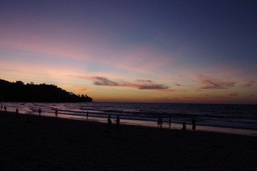 Obraz premium Sunset in Phuket in Kamala