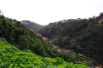 Mountain landscapes in Madeira