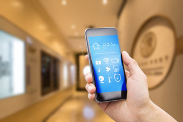 smart home system on smart phone