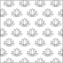 cute flower decorative pattern background vector illustration design