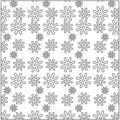 cute flower decorative pattern background vector illustration design