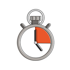 Timer clock symbol icon vector illustration graphic design