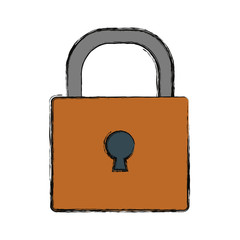 padlock vector illustration