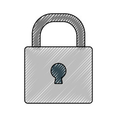 padlock vector illustration