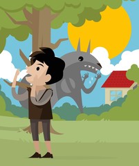 peter and the wolf tale character © matiasdelcarmine