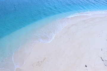 Fototapeta na wymiar blue beach