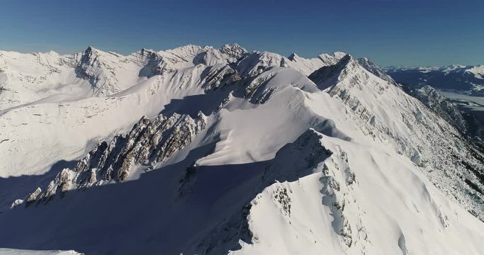 Innsbruck - Aerial View of the Alps from Nordkette