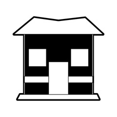 House real estate icon vector illustration graphic design