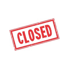 Closed Sign Logo