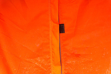 Travel tent in the morning with fog