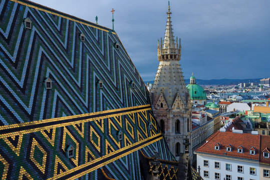 Blick vom Nordturm &uuml;ber Wien