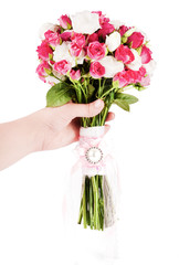 bridal bouquet of fresh flowers